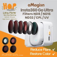 AMagisn Lens Filter UV CPL ND for Go Ultra Insta360 Combo Lens CPL and ND8 ND16 ND32 for Insta 360 G