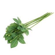 1/5/10pcs Artificial Plastic Rose Flower Stems Fake Greenish Flower Branch For DIY Bouquets Wedding