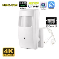 850nm PIR IP Camera POE 4K 8MP 5MP 4MP 3.7MM Night Vision Mini Indoor 18 IR LED H.265 Security Syste