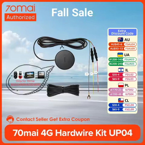 70mai 4G Hardwire Kit UP04 for 70mai Dash Cam Omni X800 / X200 / 70mai 4K Dash Cam A810 / 70mai Dash