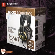 【爵士樂器】公司貨保固 AKG K240 STUDIO 半開放式 監聽耳機