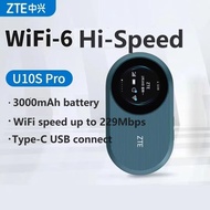Unlocked ZTE U10S Pro 4G wireless router 4G LTE mobile wifi Type c screen Wi-Fi6 300Mbps 3000mAh bat