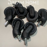 4pcs DELSEY Replacement Travel Luggage Trolley Case Universal Swivel Casters Dual Roller Bearing Whe