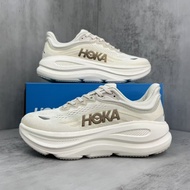 🎁Hoka one one bondi 9 舒適耐磨透氣低幫波鞋 男女同款 白色