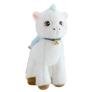 Soft Realistic Horse Plush Toy Cozy Stuffed Lifelike Horse Horse Plushie Doll Kawaii Fine Horses Whi