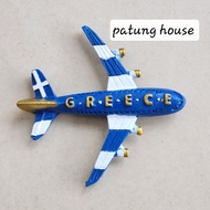 Fridge Magnet Refrigerator Souvenir Greece Greek Airplane Magnetic Sheet