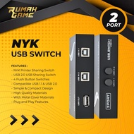 USB HUB Printer NYK 2.0 Data Switch Printer 2Port 1-2 ports
