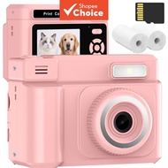 Instant Print Camera Portable Mini Digital Travel Toy For Picture 6 Year Old Girl Boy Toddler Kids