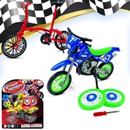 Miniature Toy Motocross Folding Bike Toy Offroad Dirt Bike