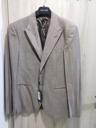 正品全新 Giorgio Armani (➡️Original $16,500) Men Single-breasted Jacket Blazer (Light Brown), made in It