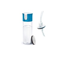 [Japan Products] Brita Water Bottle - Portable Purified Water Bottle 600ml Blue with 1 Microdisc Filter [Japan Products