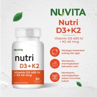 Nuvita Nutri D3 K2 30 Tablets BPOM HALAL | Olva Vitamins