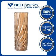Deli Hundred Garden Gold Glass Vase 19cm (Random Pattern) - DEDSHP130-200/L1HA