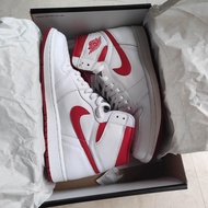 air Jordan 1 retro high OG white varsity red ORI size 10 original authentic 100 guarantee putih mera