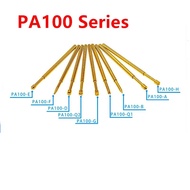 10PCS/bag Gold-plating Spring Test Pin PA100-A2  B1 E2  H2  J1 Q1 Q2 T2 LM2 Outer Diameter 1.36mm Le