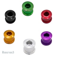 RUN 5pcs Single Chainwheel Bolts Nut Single Speed Chainwheel Screws Chainring Bolts Lightweight Bicy