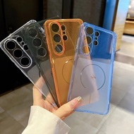 Thin transparent soft TPU phone case for Samsung A57, A56, A55, S26 Ultra, S25 Ultra, S24 Ultra, S25