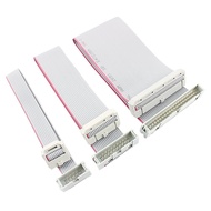 2.54mm Pitch DC3 1pcs IDC FC Female To Male 10/14/16/20/26/30/34/40/50/64 Pin Connector Flat Ribbon 