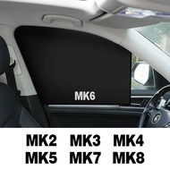 Car Folding Strong Magnetic Adsorption Window Curtains For VW-GOLF MK4 MK6 MK7 MK5 MK3 MK2 MK8 Autom