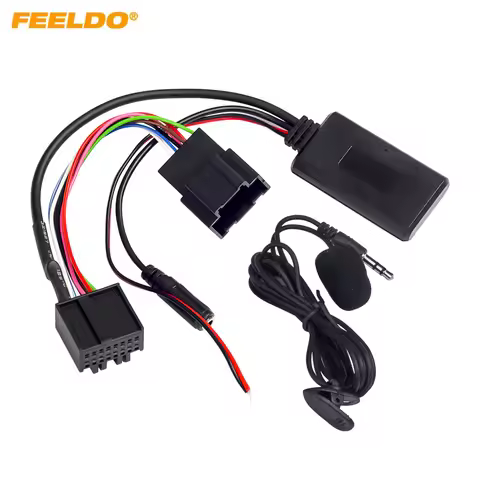 Car Audio Bluetooth 5.0 Module AUX Microphone Cable Adapter For Saab 9-3 9-5 AUX Radio Stereo AUX Ad