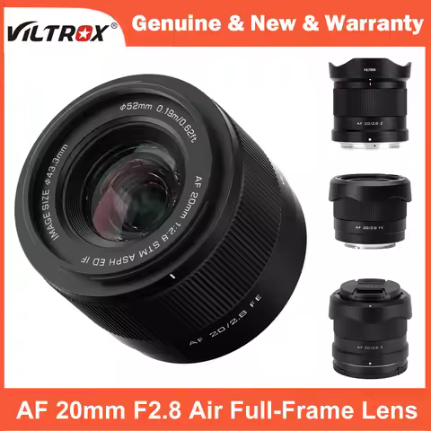 VILTROX 20mm F2.8 AF Full Frame Ultra Wide Angle Lens for Sony E-Mount A7M4 A7M3 A7C A7R5 A7CII Niko