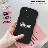 Softcase Realme C21Y/C25Y Wave - Cool TPU Silicone Back Cover - Phone Accessory - Wavy/Cute Design -