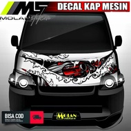 Decal Sticker Striping Variasi Kap/Kabin Granmax & Luxio Decal Kabin Depan Granmax & Luxio - Decal K