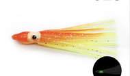 RAMAI PANCING Rubber Squid Cumi karet glow in the dark panjang 5cm Umpan cumi Sotong