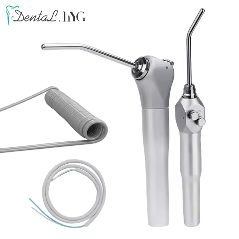 Dental Air Water Spray Triple Way Syringe Handpiece Dental 3-Way Syringe Tube For Air Triple Syringe