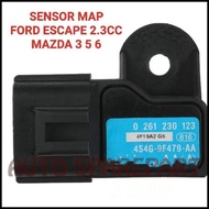 FREE SHIPPING VACUUM MAP SENSOR FOR ESCAPE 2.3CC MAZDA 3 5 6 4S4G-9F479-AA OEM
