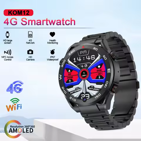 New 4G Smart Watch GPS Tracking Men 1.62inch Screen Heart Rate Bluetooth Call NFC Sports Smart Watch