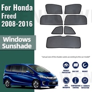 For Honda Freed GB3 2008-2016 Car Sunshade Visor Front Windshield Frame Curtain Rear Baby Side Window Sun Shade Shield