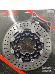 Disc Brake Piringan Cakram Depan Fast&Furious Lebar 260mm Vario 150 New Lubang 5 Set Breket WIJAYAGR