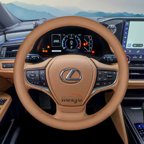 Leather Car Steering Wheel Cover for Lexus Is Es Es300h Rx Lbx Es350h Rx350 Rx500h Nx350h Nx450h Lx6