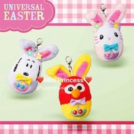 ☆Mini Princess☆日本 環球影城 期間限定 復活節 Kitty Snoopy Elmo 彩蛋 吊飾 3入