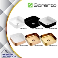 SORENTO Table Top Wash Basin SRTWB1421 / SRTWB1421-BL / SRTWB1421-BW / SRTWB1421-RW / SRTWB1421-RG /