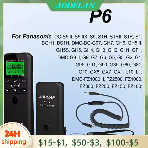For Panasonic Camera Timer Remote Timelapse Intervalometer Shutter Release For G97 S5II S1H S1RII GX