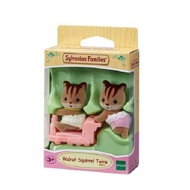 SYLVANIAN FAMILIES Sylvanian Family Walnut Squirrel Twins New Collection Toys