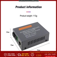 Thiết Bị Chuyển Đổi Quang Điện 1 Sợi Media Converter 1FO 1 Quang 1 LAN 100Mbps HTB-3100AB