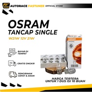 1 BOX OSRAM T20 W21W 12V 21W - Single Plug 7505