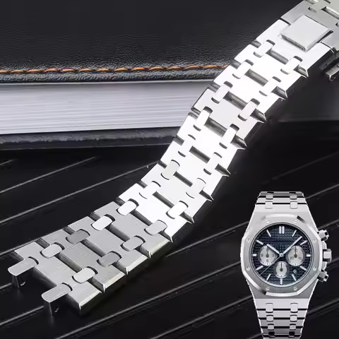 904 Solid Stainless Steel Watchband For AP 15400 15703 AP ROYAL OAK Audemars Piguet Royal Oak Watch 