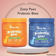 ✅✅READY STOCK✅ Zesty Paws, Probiotic Bites for Dogs, All Ages, Pumpkin, 90 Soft Chews / Gut Health, 