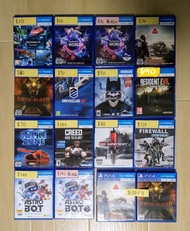 *6/5更新* [價錢睇圖文] Sony PlayStation VR 遊戲 Camera Move Motion Controllers # PS PSVR PS4 PS5 game games // PS5 VR2 Can't play 不可玩 // 不設議價 爽快交收‼️所有遊戲兩隻包順豐站/櫃‼️