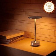 ambientec觸摸檯燈便捷充電金屬輕奢床頭飯廳酒吧氛圍感桌燈