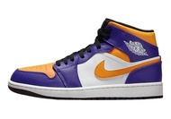 Jordan Mens Air Jordan 1 Mid DQ8426 517 Lakers - Size 11.5