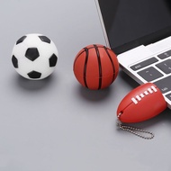 Ball Sports Shape Design Custom Silicone Cartoon Memroy Stick 1GB 2GB 4GB 8GB 16GB 32GB 64GB 128GB 2