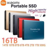 ﹉ Xiaomi Oringal Brand 8TB 4TB 2TB SSD High Speed Hard Disk External Solid State Drives USB 3.1 Type C Interface 16TB Mass Storage