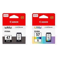 Canon 47 Black / 57 Color Ink Cartridge Original | Canon Pixma Ink | Printer Ink Malaysia