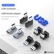 Usb Adapter 10gbps 10gbps 2 In 1 Usb C Adapter 90 Degree Usb C Extender Right Angle Fast Charging Ad