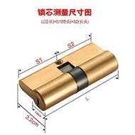 Promotion All Copper Door Lock Cylinder Universal Lock Cylinder AB Lock Cylinder Door Lock Cylinder 
